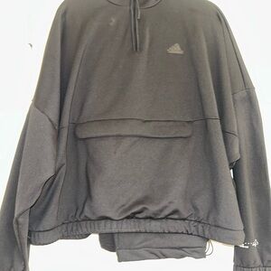 Adidas Black Quarter-Zip Sweatshirt & track pants 2 piece set
